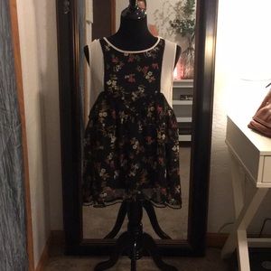 Cute sleeveless sheer top